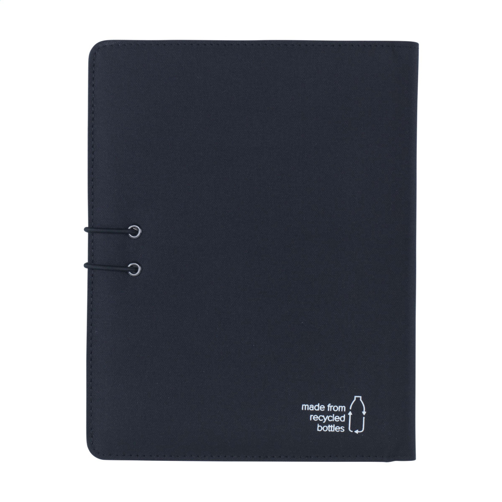 Logo trade corporate gifts image of: Quest Portfolio RPET A5 document folder