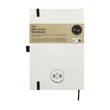 Logo trade advertising products picture of: Milk-Carton Paper Notebook A5
