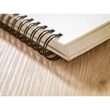 Logo trade advertising product photo of: Milk-Carton Wire-O Paper Notebook A5