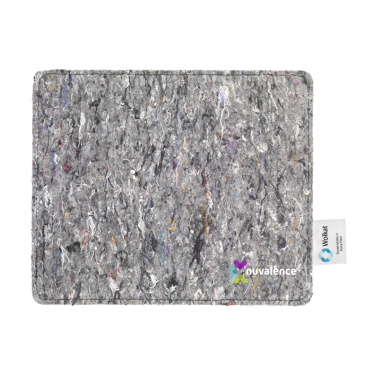 Logo trade promotional giveaways picture of: Wolkat Tangier Recycled Textile Mousepad