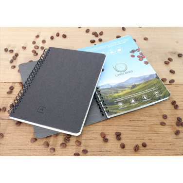 Logo trade promotional giveaway photo of: Coffee Paper Notebook Wire-O A5