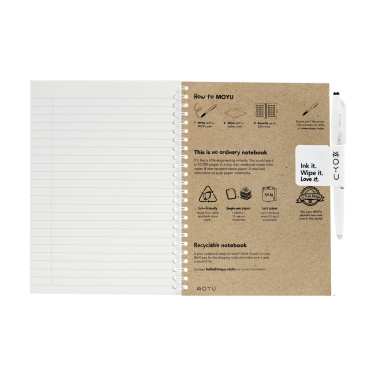 Logo trade promotional gifts image of: MOYU Erasable Stone Paper Notebook CraftCover 18 pages