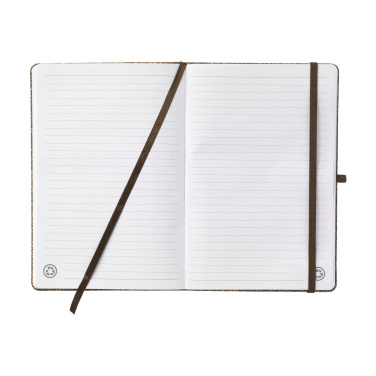 Logo trade promotional gift photo of: CoffeeGround Cork Paper Notebook A5