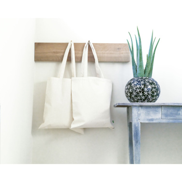 Logo trade promotional gifts image of: Organic Canvas GOTS Shopper (320 g/m²)