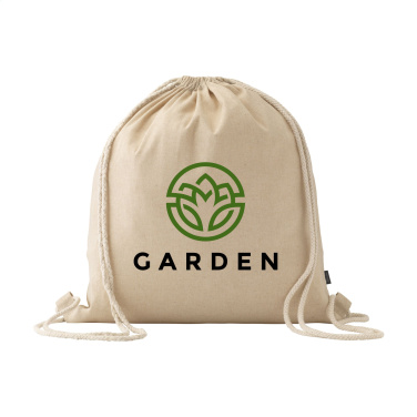 Logotrade business gifts photo of: GRS Recycled Cotton PromoBag (180 g/m²) backpack