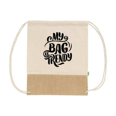Logotrade promotional gift image of: Combi Organic Backpack (160 g/m²)