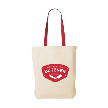 Logotrade promotional merchandise image of: Canvas Shoppy Colour (220 g/m²) bag