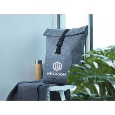 Logo trade business gift photo of: Nolan GRS RPET Felt backpack