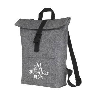 Logotrade promotional item picture of: Nolan GRS RPET Felt backpack