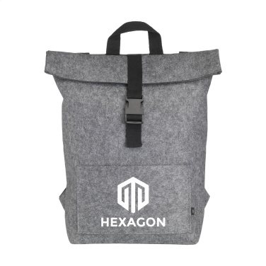Logo trade advertising products picture of: Nolan GRS RPET Felt backpack