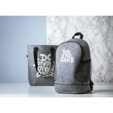 Logo trade business gifts image of: Feltro XL GRS RPET Shopper