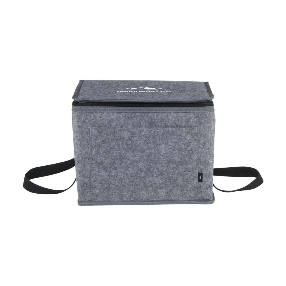 Logo trade promotional merchandise photo of: Keep-it-Cool GRS Felt RPETcooling bag