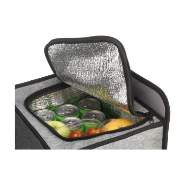 Logo trade promotional gifts image of: Trunk GRS RPET Felt Organiser Cooler bag