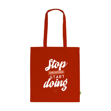 Logo trade corporate gifts image of: Organic Cotton Shopper (140 g/m²) bag