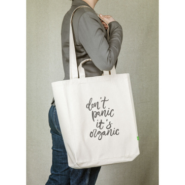Logo trade promotional giveaway photo of: Organic Cotton Canvas Tote Bag (280 g/m²)