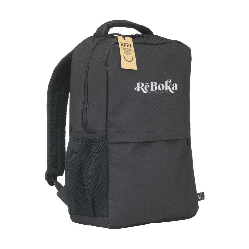 Logo trade promotional gift photo of: Finley GRS RPET Laptop Backpack