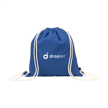 Logotrade promotional gift image of: PromoColour GRS Recycled Cotton Backpack (150 g/m²)