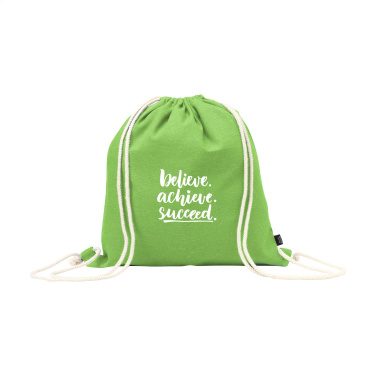 Logotrade promotional merchandise picture of: PromoColour GRS Recycled Cotton Backpack (150 g/m²)