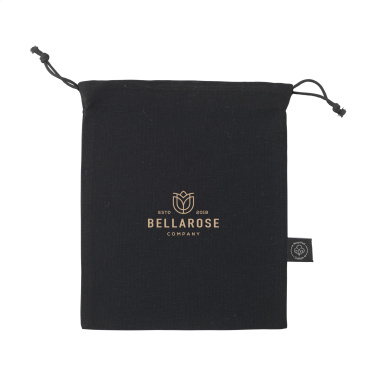 Logotrade advertising products photo of: Gift Pouch GRS Recycled Cotton (150 g/m²) S