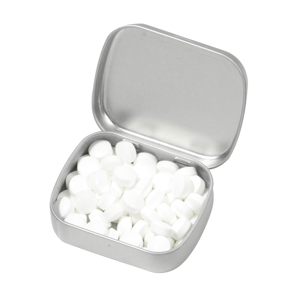 Logo trade business gifts image of: TinBox peppermints