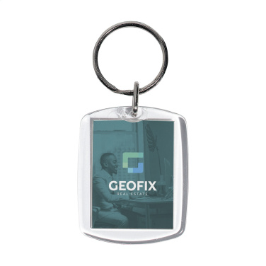 Logotrade promotional item image of: Club keyring