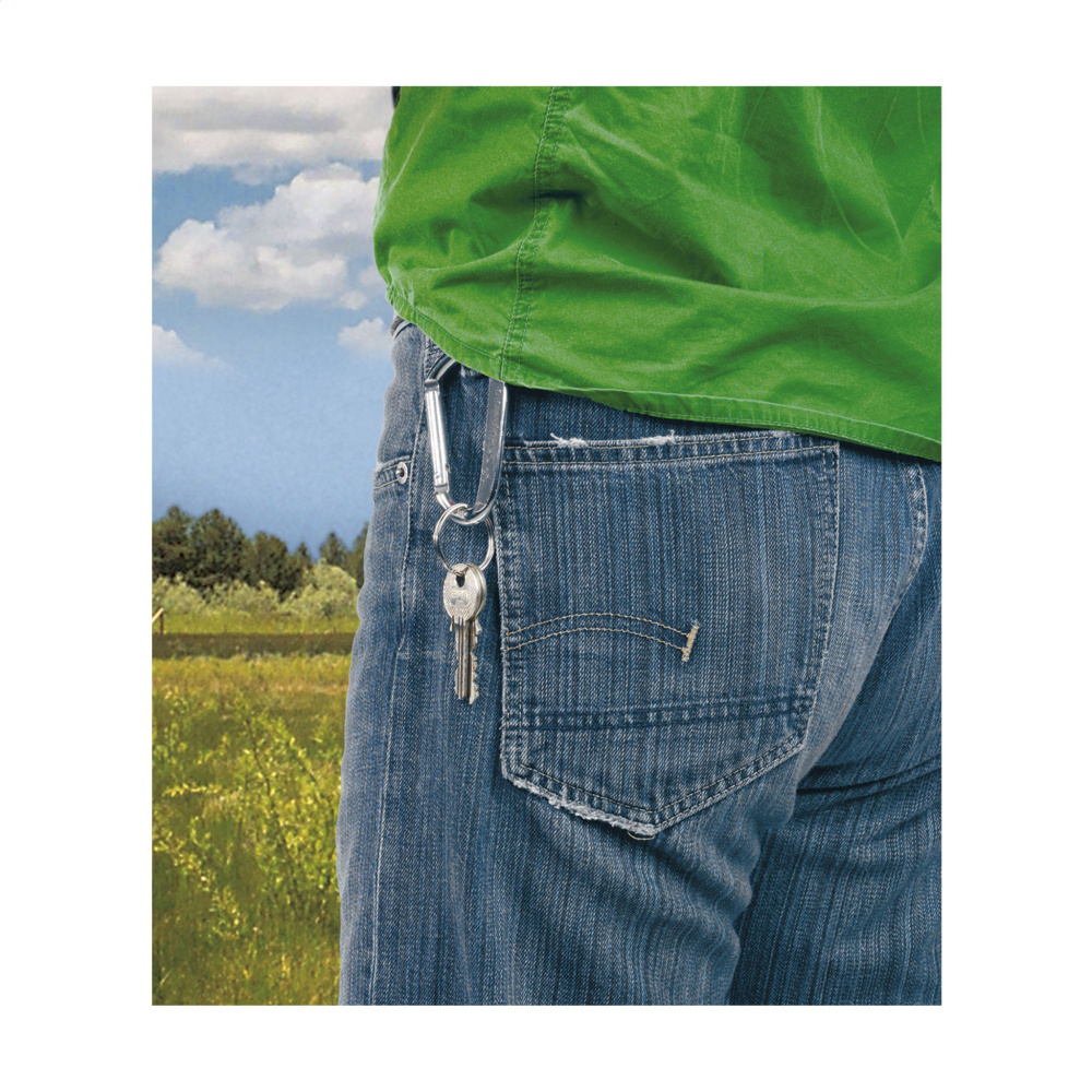 Logo trade promotional giveaway photo of: CarabineKey carabiner hook