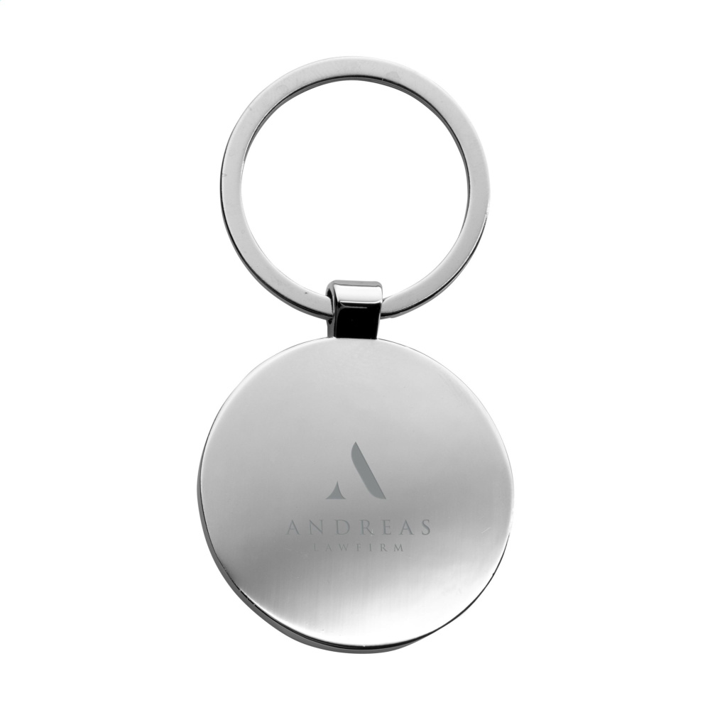 Logotrade promotional giveaway picture of: Bamboo Key Circle keyring