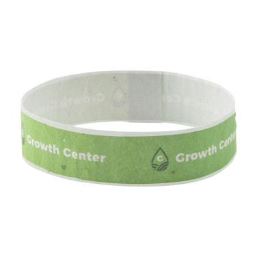 Logotrade promotional item picture of: Seed Paper Festival Wristband