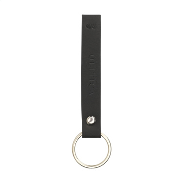 Logo trade promotional products image of: Vegan Pineapple Leather Keyring