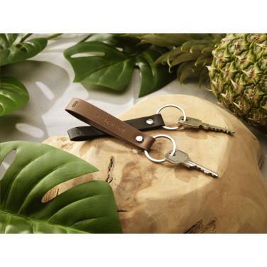 Logotrade promotional products photo of: Vegan Pineapple Leather Keyring