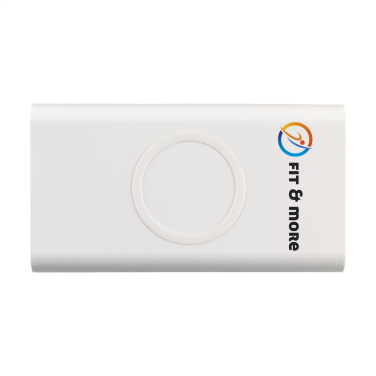 Logo trade promotional merchandise picture of: Wireless Powerbank 8000 C wireless charger