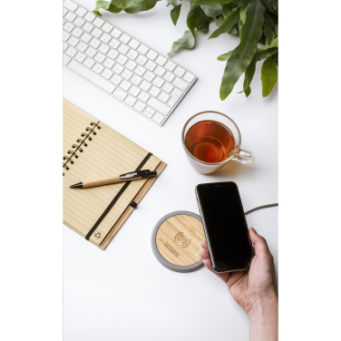 Logotrade corporate gift image of: Lidos Stone ECO 10W Wireless Charger