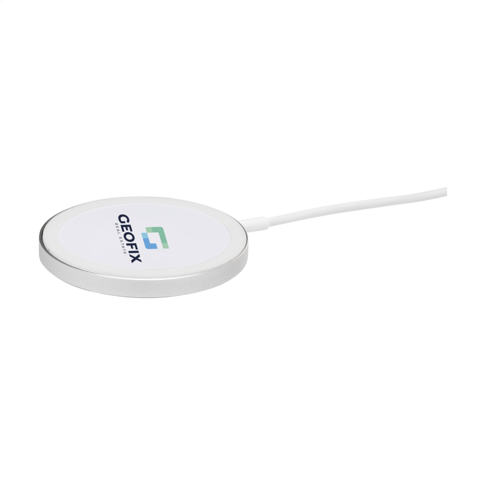 Logo trade promotional giveaways image of: Force MagSafe 10W Recycled Wireless Charger