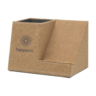 Logo trade promotional products image of: Ecork Pen Holder Wireless Charger