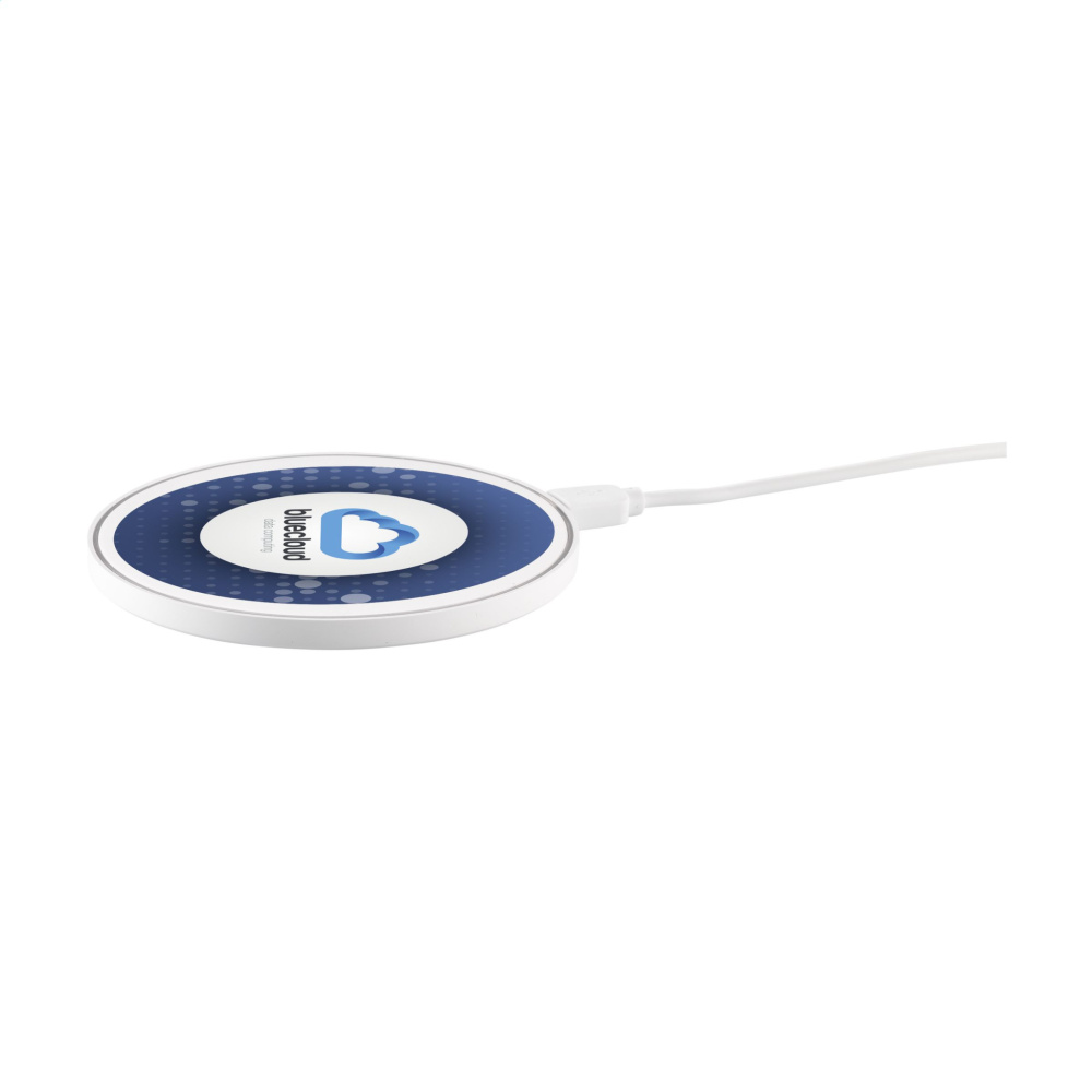 Logotrade advertising product image of: Coil RCS Recycled Wireless Charger