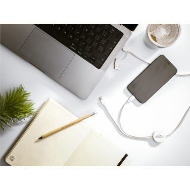 Logo trade advertising products picture of: Charging Cable RCS Recycled ABS-TPE