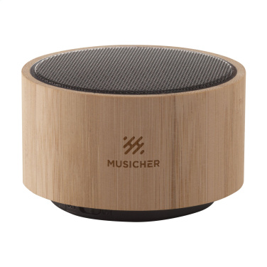 Logo trade promotional merchandise photo of: Wave Bamboo Wireless Speaker