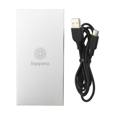 Logo trade promotional gifts image of: Tecco GRS Recycled Alu Powerbank 5000 external charger