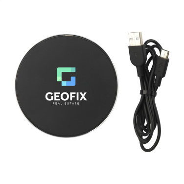 Logotrade promotional gifts photo of: Tecco GRS Recycled Alu 15W Wireless Charger