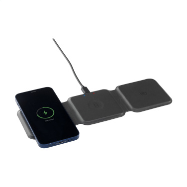 Logotrade corporate gift picture of: TriCharge RCS  Recycled PU Wireless Charger