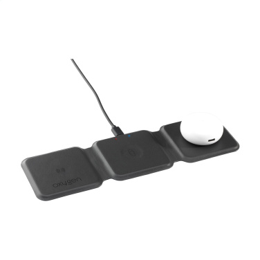 Logo trade promotional product photo of: TriCharge RCS  Recycled PU Wireless Charger