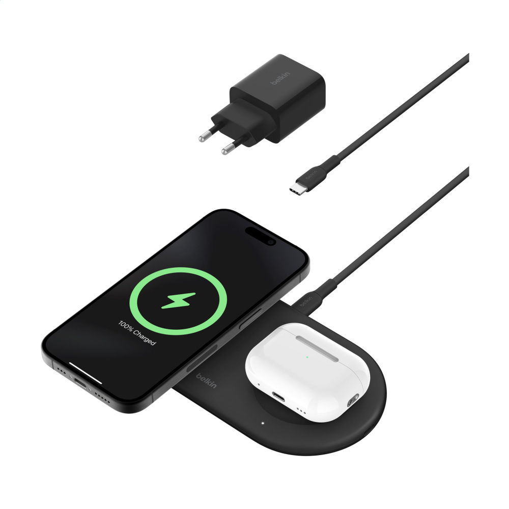Logotrade promotional giveaways photo of: Belkin BoostCharge Pro 2-in-1 Pad