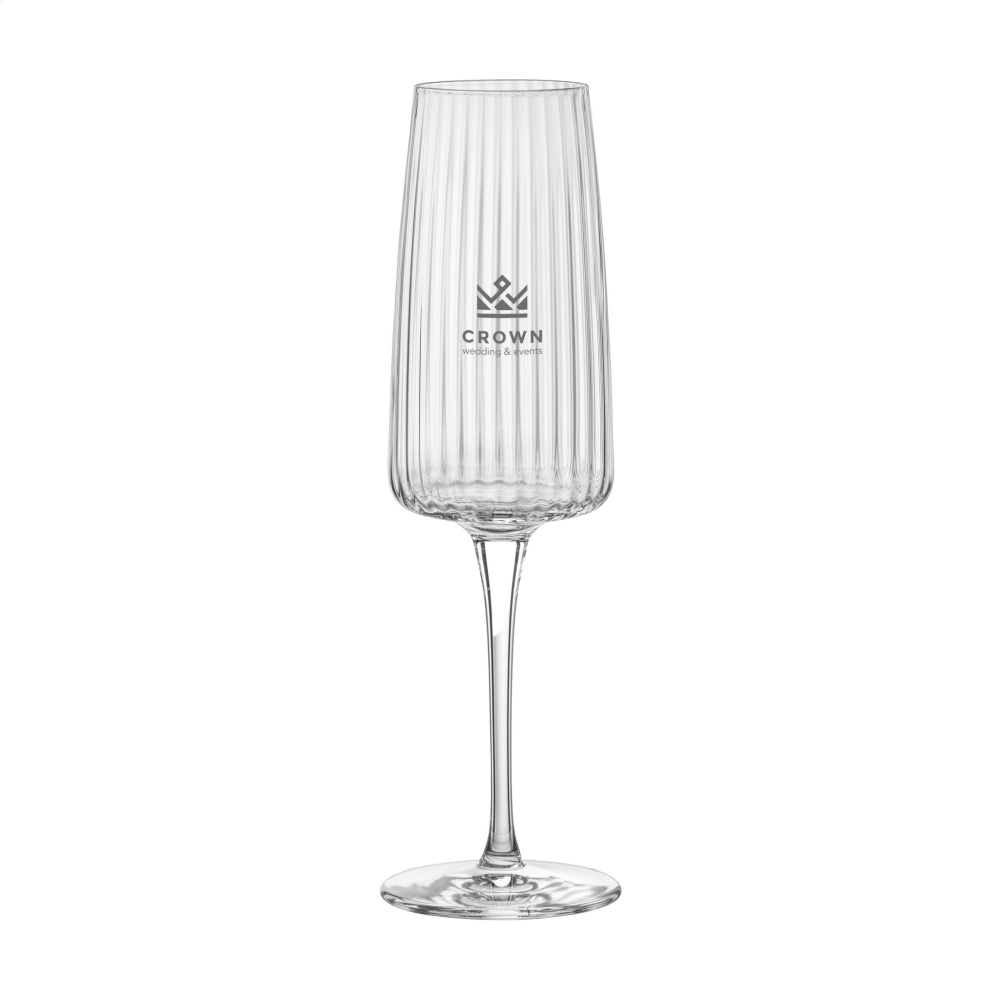 Logotrade promotional giveaway picture of: Ribbio Champagne glass 255 ml