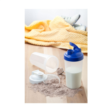 Logo trade promotional gifts image of: Shaker Protein 600 ml drinking cup
