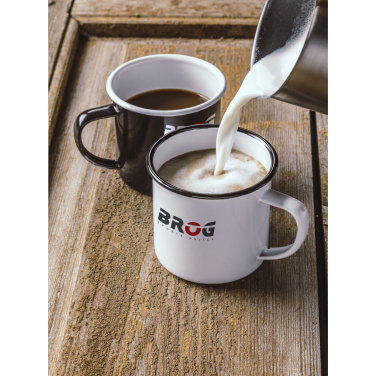 Logo trade advertising product photo of: Retro Enamel Mug 350 ml