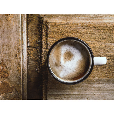 Logo trade business gifts image of: Retro Enamel Mug 350 ml