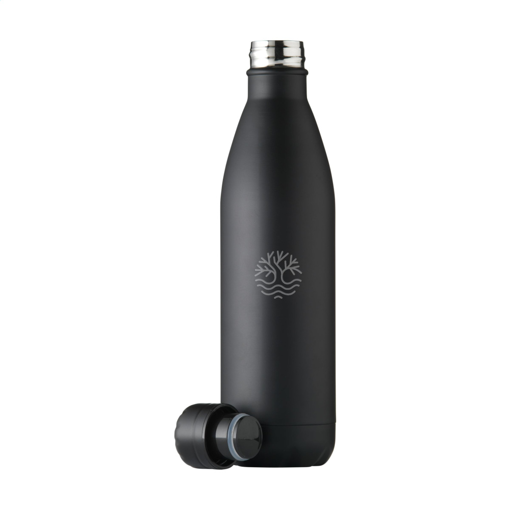 Logo trade promotional item photo of: Topflask RCS Recycled Steel 750 ml drinking bottle