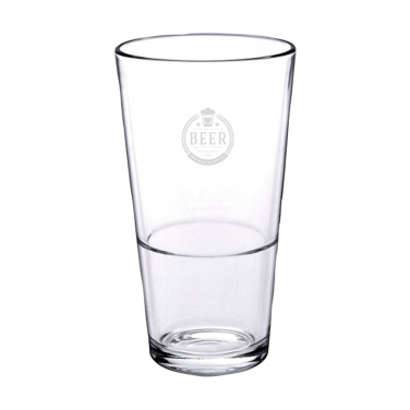 Logo trade corporate gift photo of: Beer Glass Stackable 340 ml