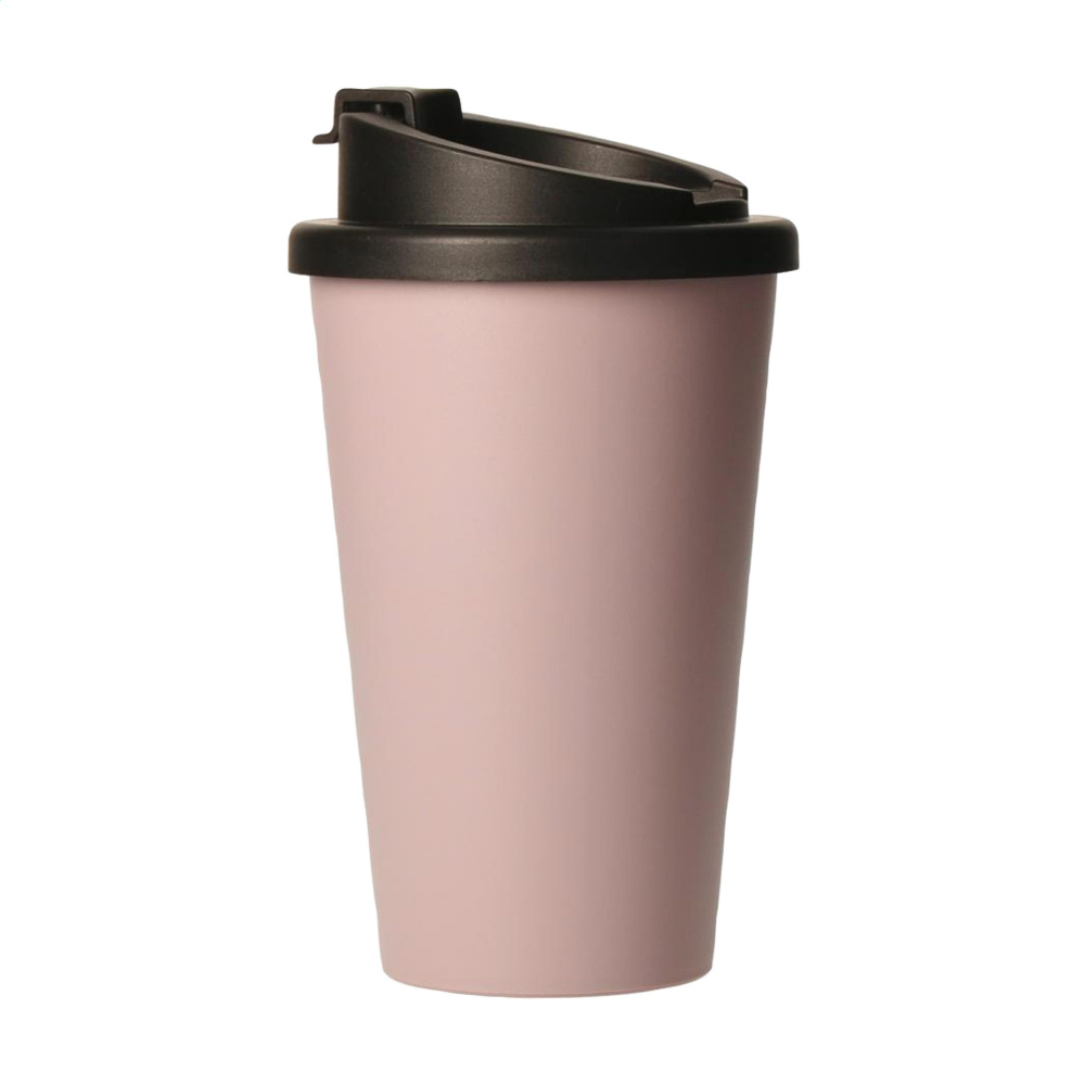 Logo trade business gifts image of: Eco Coffee Mug Premium Deluxe 350 ml coffee cup