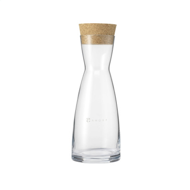 Logo trade advertising products picture of: Ypsilon Carafe 1 L with a cork cap